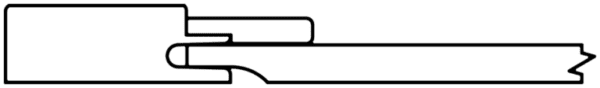 Outline of an S615 CASTINE silhouette.