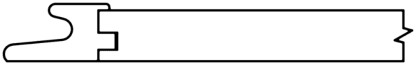 Outline of a S766 COMMONS (MELAMINE) truck side view.