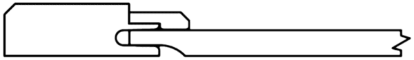 Black and white line drawing of a S647 CROSS PLAINS.