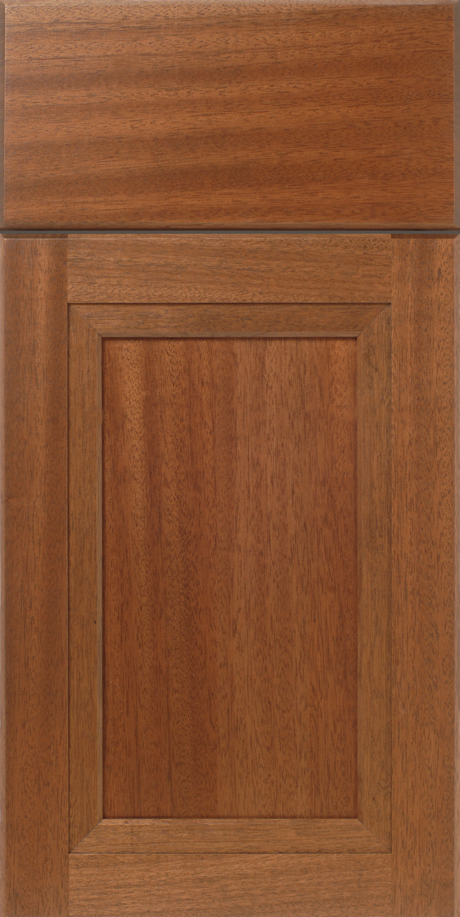 Wooden cabinet door with a S647 Cross Plains panel design.