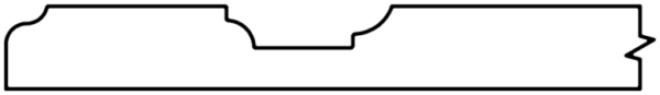 Outline of a simplified S652 HAWTHORNE silhouette.