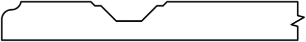 A two-dimensional outline of an S303 JORDAN with angular notches on the upper edge.