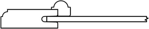 Illustration of an S837 POISE from a side view.