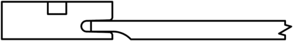 Schematic representation of a S790 RAPPORT key shape.