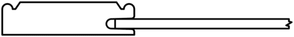 Outline of a rolled-up S830 RETREAT from a side view.