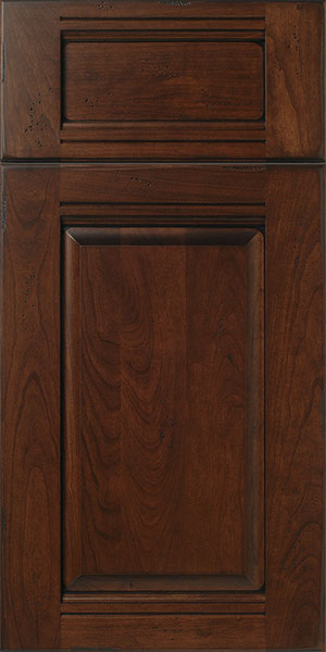 S281 RUSKIN cabinet door with raised panel design.