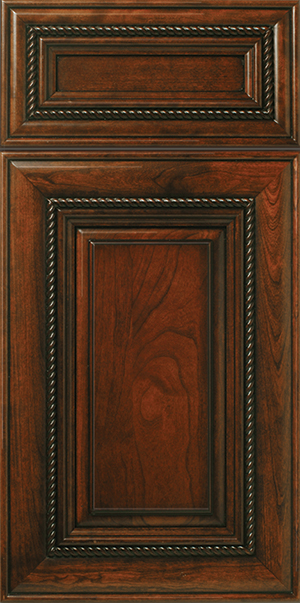 Elegant wooden panel door with detailed molding, S377 ST AUGUSTINE.