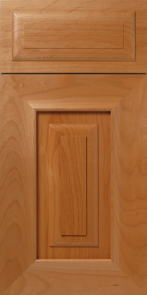 S528 EDISTO cabinet door and drawer with a natural finish.