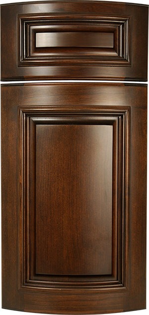 Elegant S549 CARLTON furniture panel with decorative molding and a sleek drawer handle.