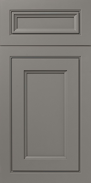 Close-up of a closed S567 WEYBURN panel door with two recessed panels.