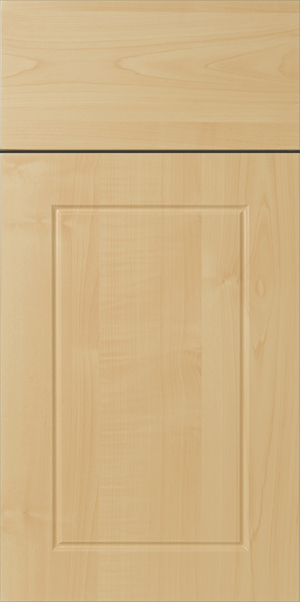 S608 PLACID wooden cabinet door with recessed panel design.