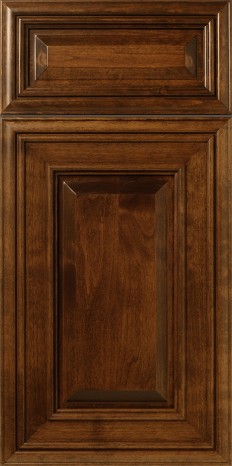 Wooden panel door with S702 PIPERTON ornamental recessed panels.