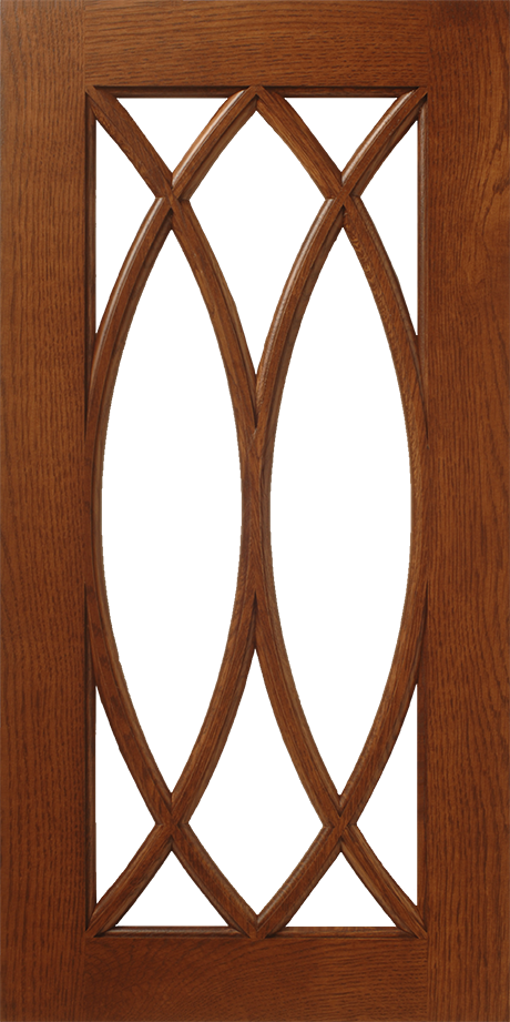 Elegant wooden door with S733 LP114 – 12 lites lattice glass panel design.