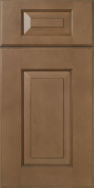 A S786 COLLINS door with two recessed panel designs.