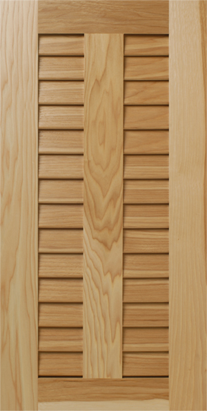 S816 CROSSWIND cabinet door with horizontal slats.