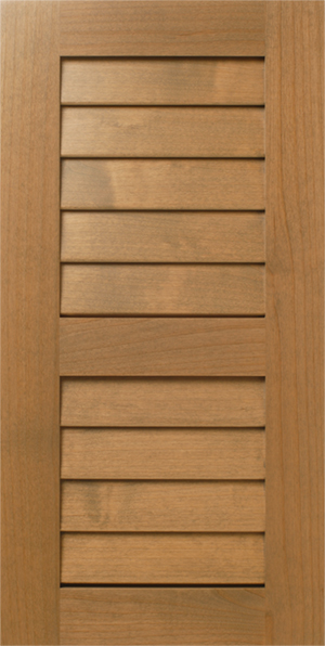 S818 COASTLINE door with horizontal slats.