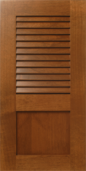 S819 ESCAPE door with horizontal slatted window.