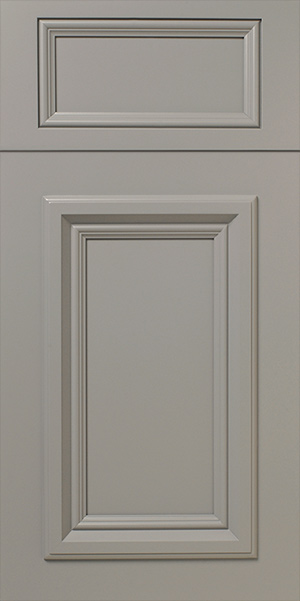 A white S831 EDEN door displaying two recessed rectangular panels.