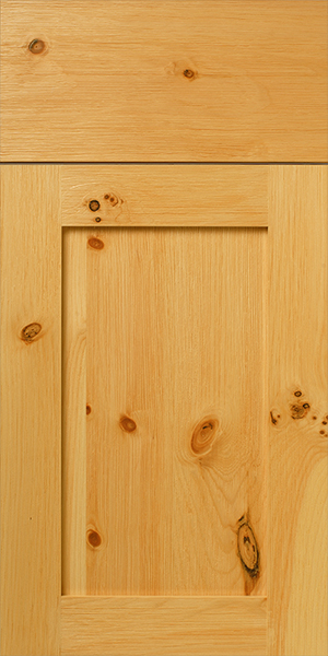 Vertical image of a S864 HOMESTEAD wood panel door with a simple, recessed panel design.