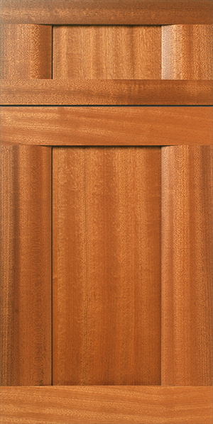 Close-up of a S875 CONTINUUM cabinet door with vertical paneling.