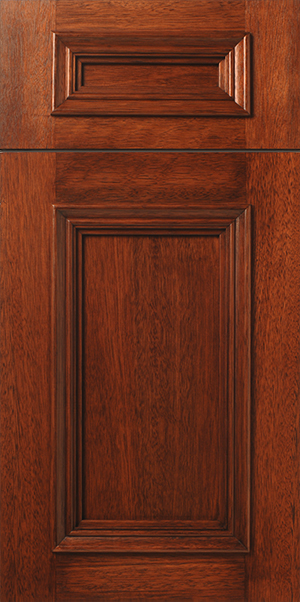 Close-up of a S885 METROPOLITAN wooden door with raised panels.