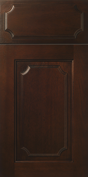 Elegant S887 REDSTONE door with decorative panels.