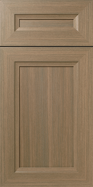 A vertical image of a S905 MERIT wooden door with a recessed panel design.