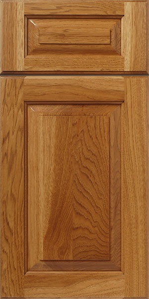 A wooden cabinet door with a S909 MARQUETTE design.