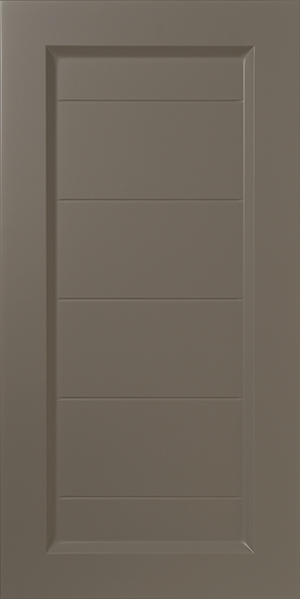 A modern S961 SAVVY five-panel interior door in a neutral color.