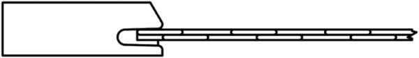 Black and white line drawing of a S963 LATTICE – CPL100.