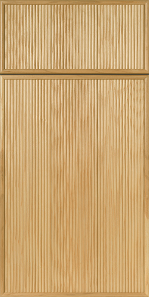 S974 REED panel door with vertical line texture.