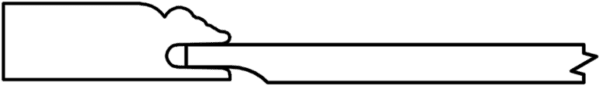 Outlined profiles of a face and a S860 SHELTON aligned to suggest the key is the nose of the face silhouette.