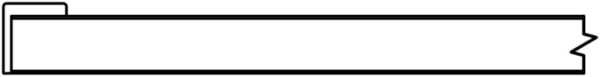 Black outline of a simplified S927 ASHLAND shape with a notched right edge.