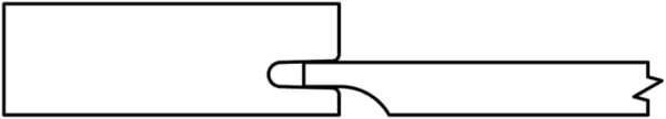 S521 WARDLEY outline of a simple key inserted into a keyhole.