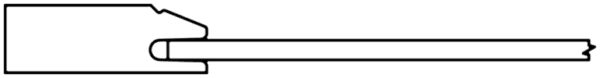 Line drawing of a side view of a S693 ZEARING.