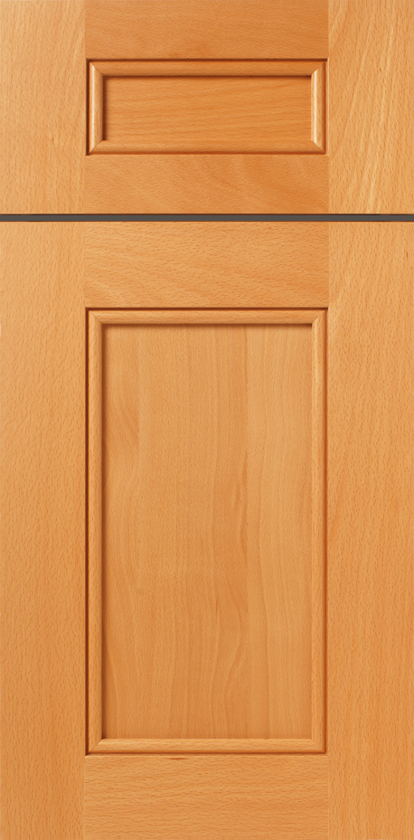 Detail of a S691 FELLOWSHIP cabinet door with two panels.