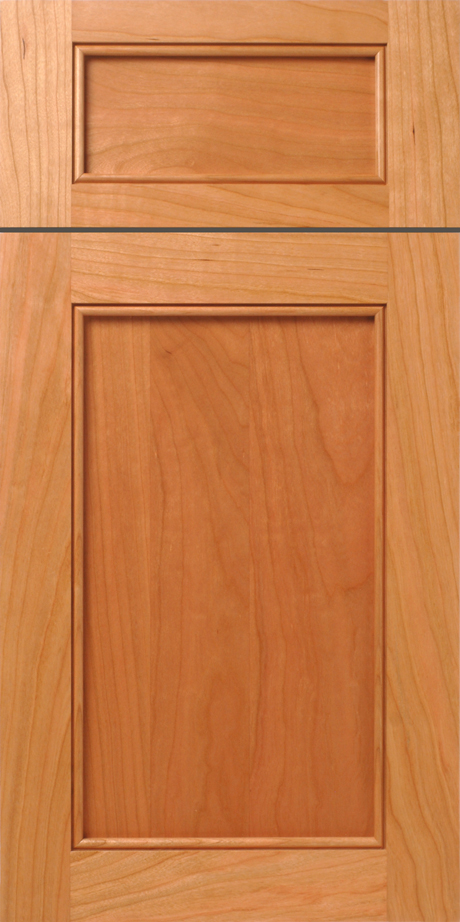 Close-up of S710 SOLITUDE cabinet doors with recessed panels.